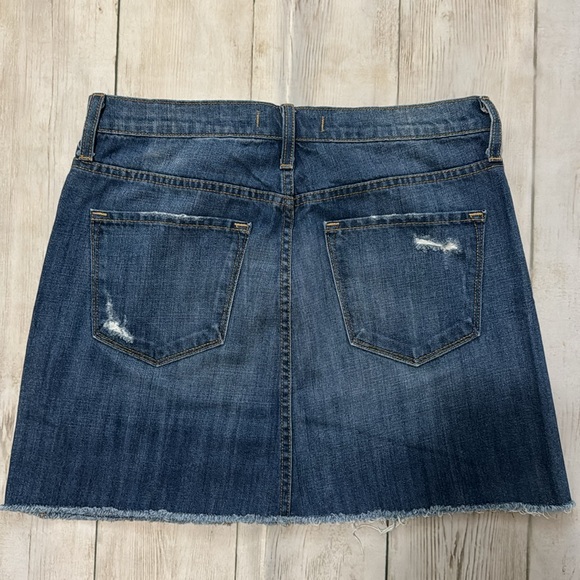 Denim Distressed Skirt Flying Monkey - Picture 2 of 4